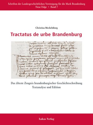 cover image of Tractatus de urbe Brandenburg